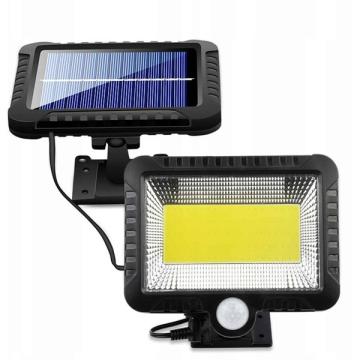 Lampa LED COB cu panou solar individual si senzor de miscare