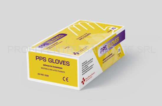Set 100 manusi latex pudrate PPS Gloves, marimea XS de la Profi Pentru Sanatate Srl