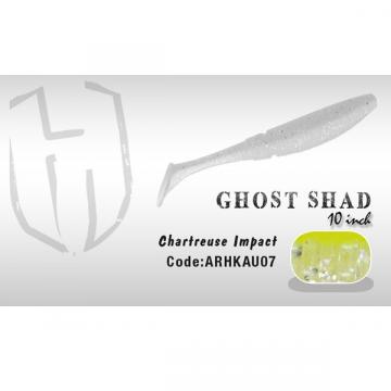 Naluca Shad Ghost 10cm Chartreuse Impact Herakles