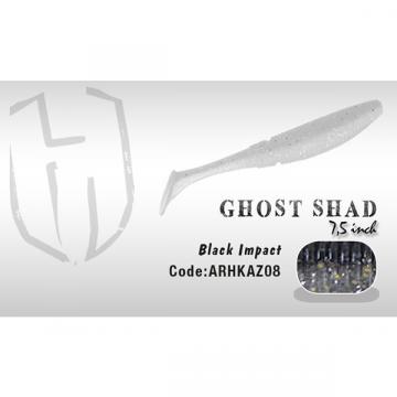 Naluca Shad Ghost 7.5cm Black Impact Herakles de la Pescar Expert