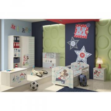 Mobilier camera copii Mickey Mouse Bianco de la Marco Mobili Srl