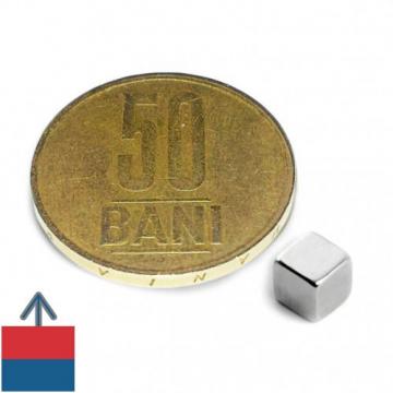 Magnet neodim cub 5 mm de la Magneo Smart