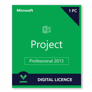 Licenta electronica Microsoft Project Professional 2013 de la Digital Content Distribution LTD