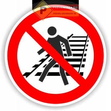 Etichete pentru interzicerea pe cale ferata