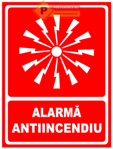 Indicatoare pentru alarma antiincendiu de la Prevenirea Pentru Siguranta Ta G.i. Srl