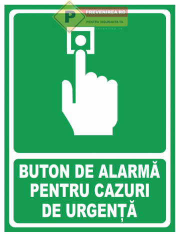Indicator buton in caz de urgenta