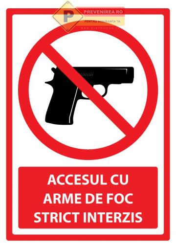Indicator pentru interzicerea cu armelor de la Prevenirea Pentru Siguranta Ta G.i. Srl
