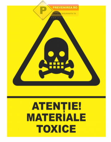 Indicator pentru materiale toxice de la Prevenirea Pentru Siguranta Ta G.i. Srl
