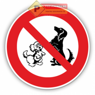 Semne pentru interzicerea cu animale de companie