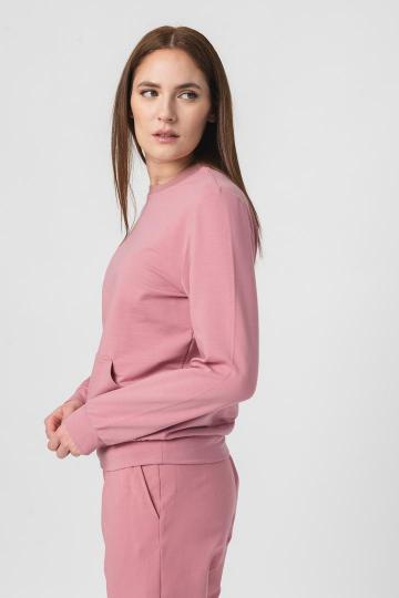 Bluza Coton casual femei Pink-XS de la Etoc Online