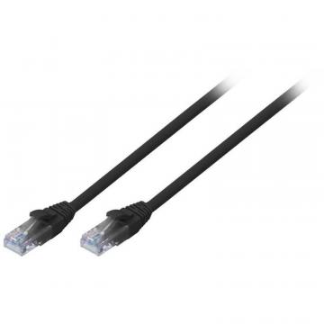 Cablu retea Lindy Cat.6 U/UTP, 2m, negru