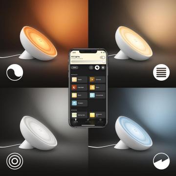 Lampa de masa LED Philips Hue Bloom, bluetooth, ZigBee, RGBW de la Etoc Online