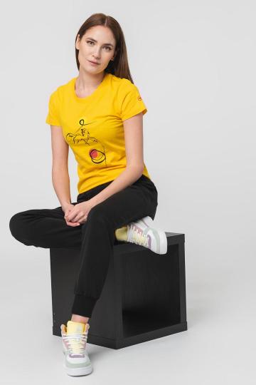 Tricou Tshirt Casual F Cal Pegas Yellow-L