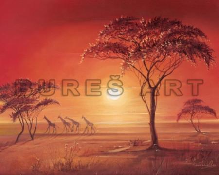 Poster decorativ Africa , 50x60 cm