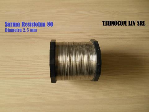 Sarme rezistive Nicheline D2.5mm de la Tehnocom Liv Rezistente Electrice, Etansari Mecanice