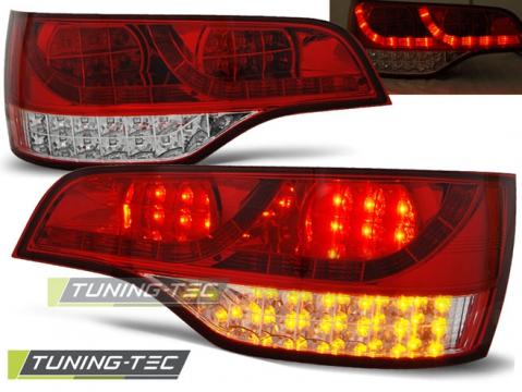 Stopuri LED compatibile cu Audi Q7 06-09 Rosu Alb LED de la Kit Xenon Tuning Srl