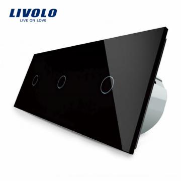 Intrerupator touch 3 x simplu Livolo