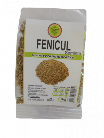Seminte fenicul, Natural Seeds Product, 1 kg