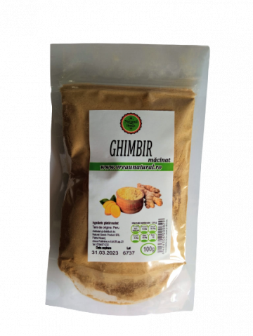 Ghimbir macinat 100gr, Natural Seeds Produt