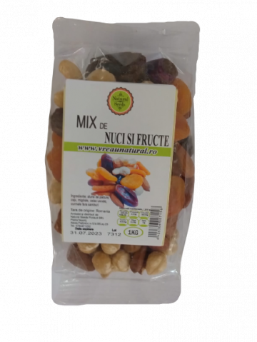 Mix nuci si fructe 1 kg, Natural Seeds Product