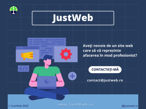 Creare site web de la Justweb