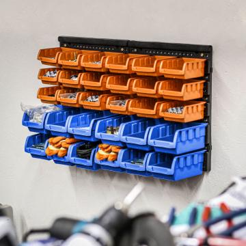 Cutii organizatoare de perete - 30 de cutii din plastic de la Rykdom Trade Srl