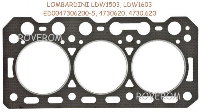 Garnitura chiuloasa Lombardini LDW1503, LDW1603 de la Roverom Srl