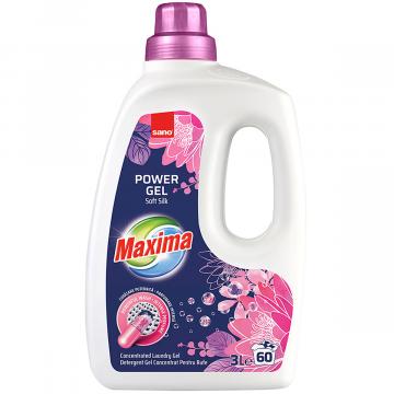 Detergent Gel Sano Maxima Power Soft Silk (3 litri) de la Sirius Distribution Srl