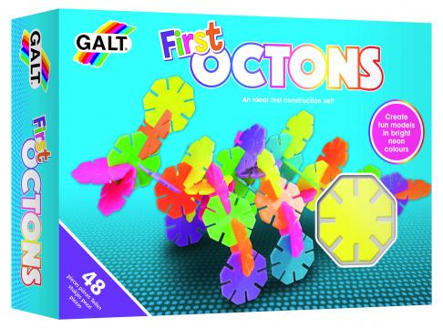 Jucarie set de construit - First Octons - 48 piese