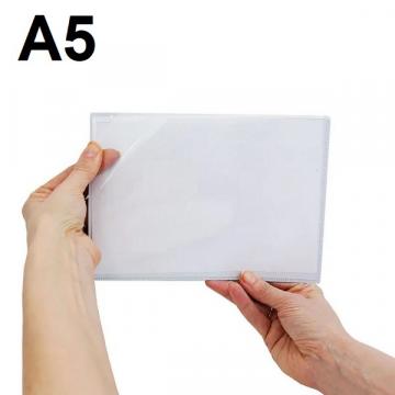Buzunar magnetic A5, pentru fotografii si documente, alb