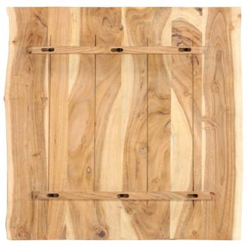 Blat de masa, 58x(50-60)x2,5 cm, lemn masiv de acacia de la VidaXL
