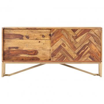 Servanta, 118 x 30 x 60 cm, lemn masiv de sheesham
