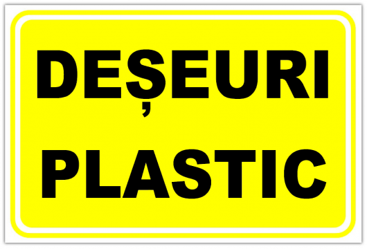 Indicator pentru deseuri plastic