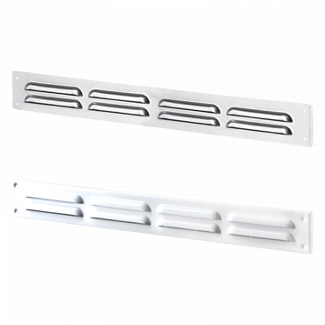 Grila ventilatie Metal bended grille MVMPO 300*75 s A white