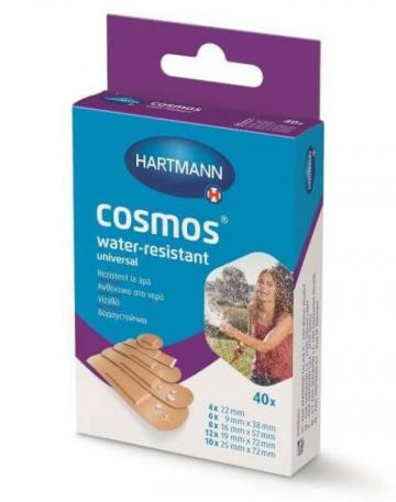 Plasturi rezistenti la apa Cosmos Water Resistant - 40 buc.