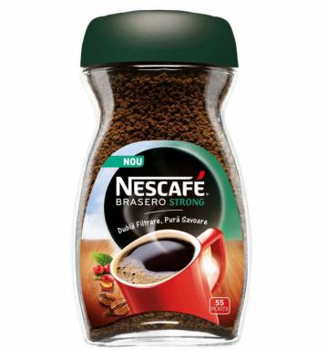 Cafea solubila instant bo.Nescafe Brasero Strong 100 g de la KraftAdvertising Srl