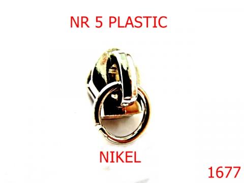Cursor nr.5 pt fermoar plastic /nikel 1677