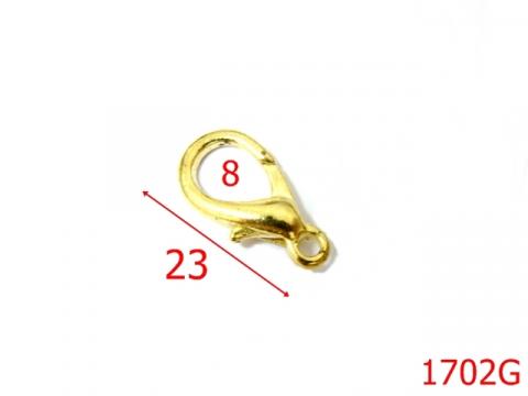 Carabina lant 8 mm 3 mm gold 5D9 5A6 13F11 AG17 1702G de la Metalo Plast Niculae & Co S.n.c.