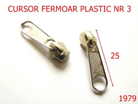 Cursor fermoar plastic nr.3/nikel 1979 de la Metalo Plast Niculae & Co S.n.c.