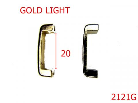 Pasant 20mm/zamac/gold light 20 mm gold 2121G de la Metalo Plast Niculae & Co S.n.c.