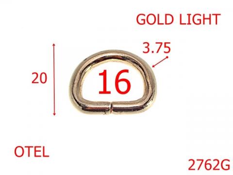 Inel D 16 mm 3.75 gold light 3C2 2F5/3E1/3D1/3A4 2762G
