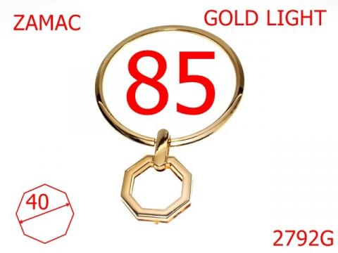 Maner rotund 85 mm gold light 7L8 2792G de la Metalo Plast Niculae & Co S.n.c.