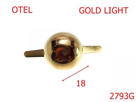 Bumb 18 mm gold light 4H5/4H4 2793G de la Metalo Plast Niculae & Co S.n.c.