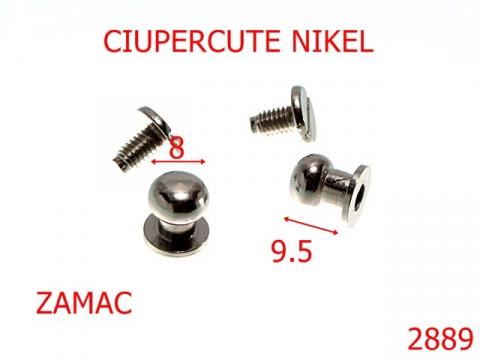 Ciupercuta 8 mm nichel 7E3 C43 2889