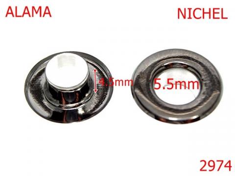 Ochet inoxidabil 5.5 mm nichel 2974 de la Metalo Plast Niculae & Co S.n.c.