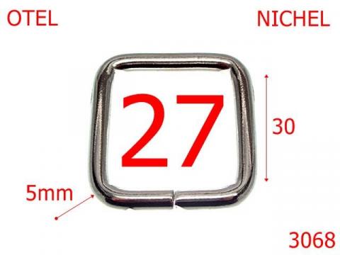 Inel dreptunghiular 27 mm 5 nichel 3G2 3068 de la Metalo Plast Niculae & Co S.n.c.