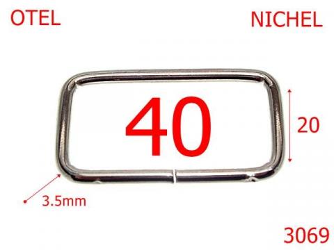 Inel dreptunghiular 40 mm 3.5 nichel 3J3 3J6 3H5/3H4 3069 de la Metalo Plast Niculae & Co S.n.c.