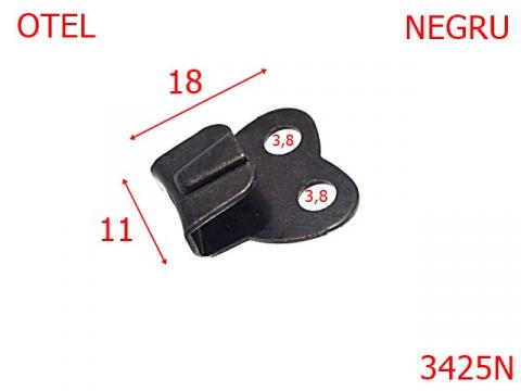 Carlig bocanc 11 mm negru 15A1 15A3 4J8 3425N