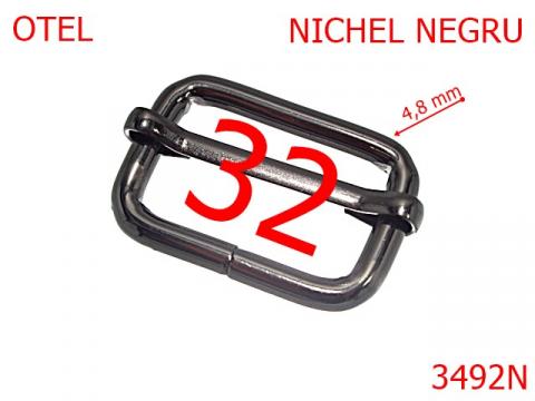 Catarama reglaj 32 mm 32 mm 4.8 nichel 3492N de la Metalo Plast Niculae & Co S.n.c.