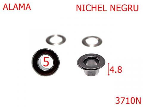 Ochet 5 mm nichel negru 2F3 3710N de la Metalo Plast Niculae & Co S.n.c.